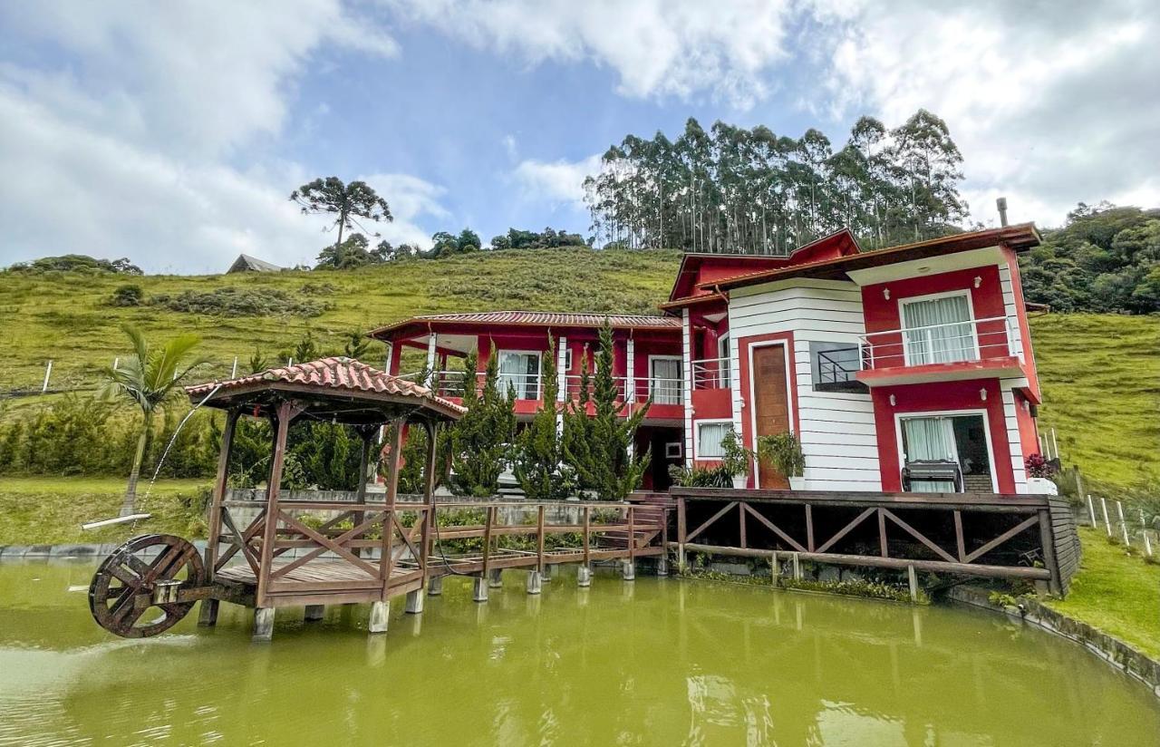 Ampla Casa De Campo - Afaven Aguas Mornas Bagian luar foto